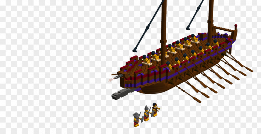 Ship Dromon Sailing Trireme Byzantine Empire PNG