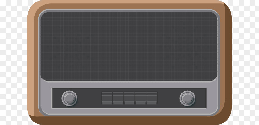 Vector Painted Radio Drawing Broadcasting PNG