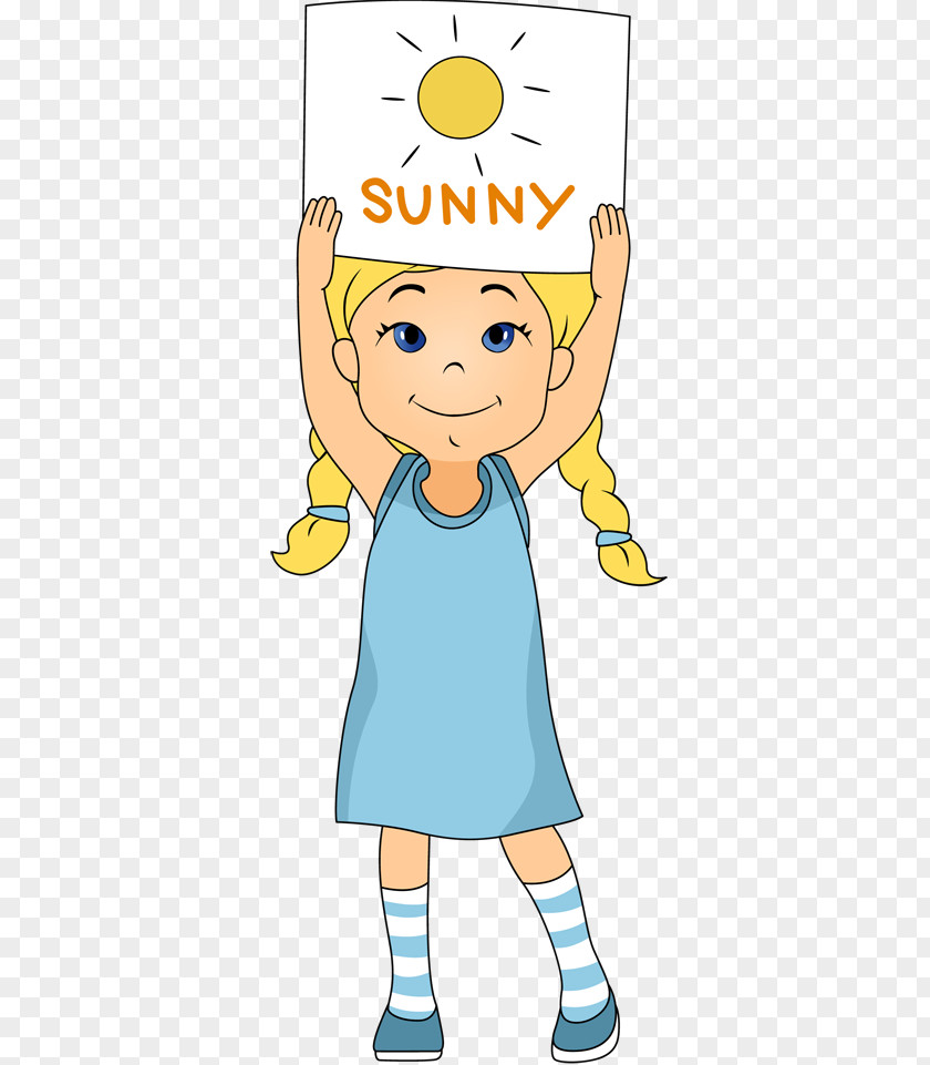 Girls Sunshine Clip Art TV Meteorologist Vector Graphics Illustration PNG