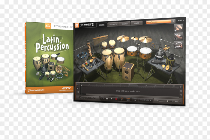 Latin Percussion EZdrummer Drums PNG