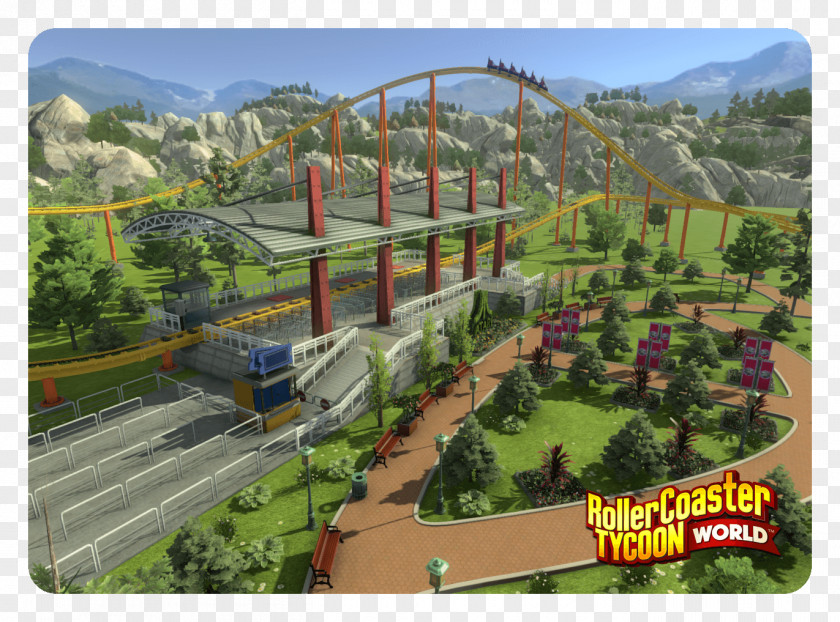 Rollercoaster Tycoon 3 RollerCoaster World Amusement Park Chop Ninja PNG