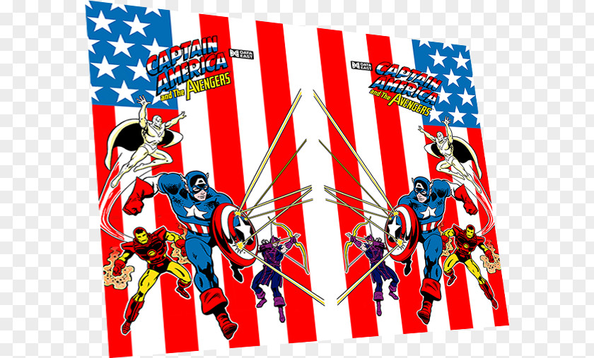 Captain America And The Avengers Canvas Print YouTube Arcade Game PNG