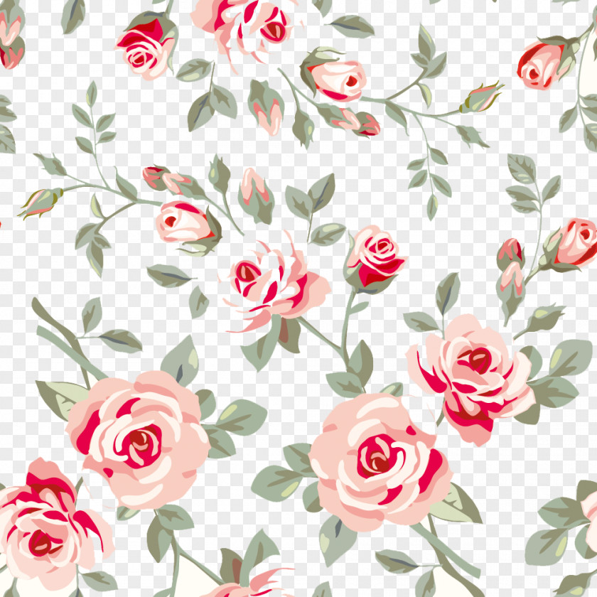 Flower Pattern Rose Floral Design PNG