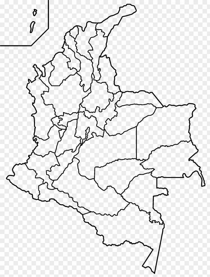 Map Departments Of Colombia Putumayo Department Boyacá Blank PNG