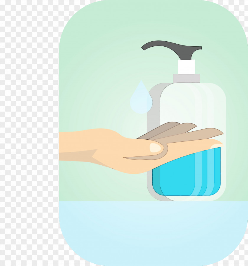Water Liquid Hand Sanitizer Cartoon Ice PNG