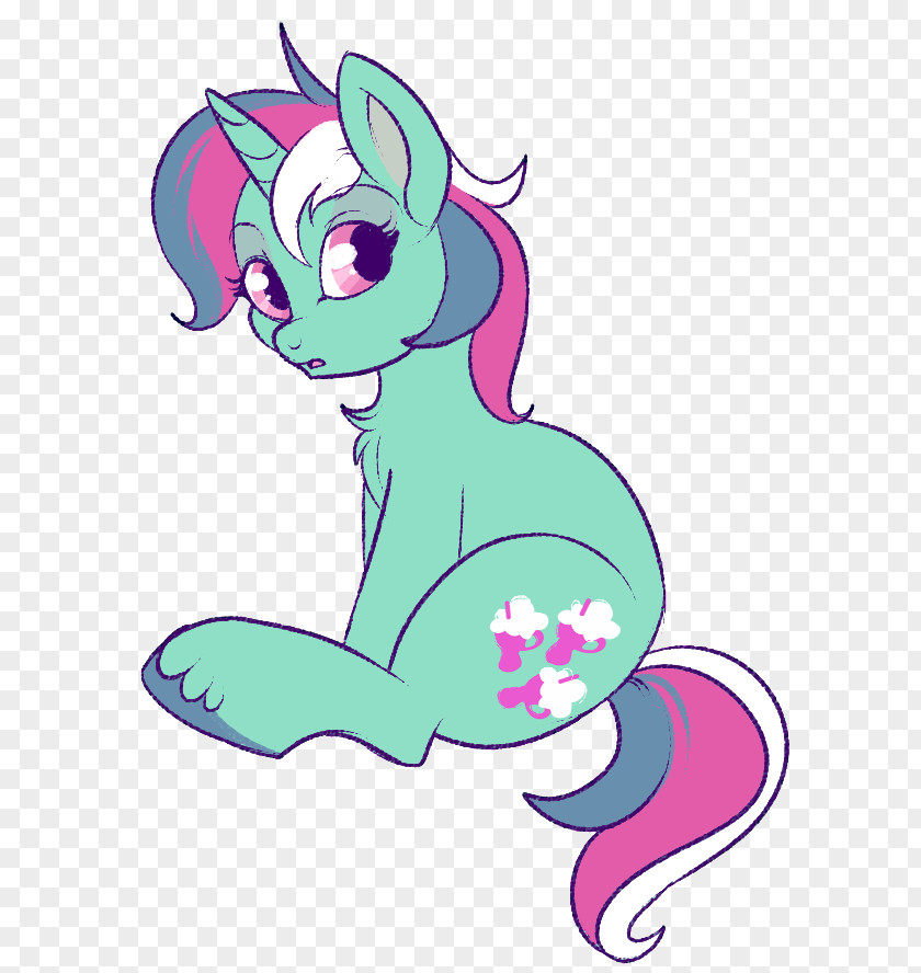 Fizzy Line Art Cartoon Horse Clip PNG