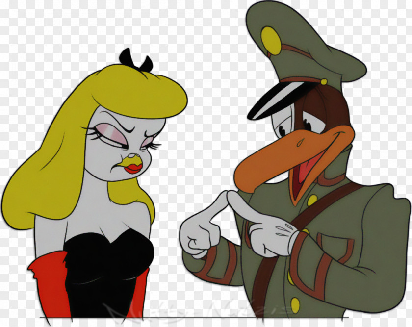 Flar Hatta Mari Von Vulture Daffy Duck Looney Tunes Cartoon PNG