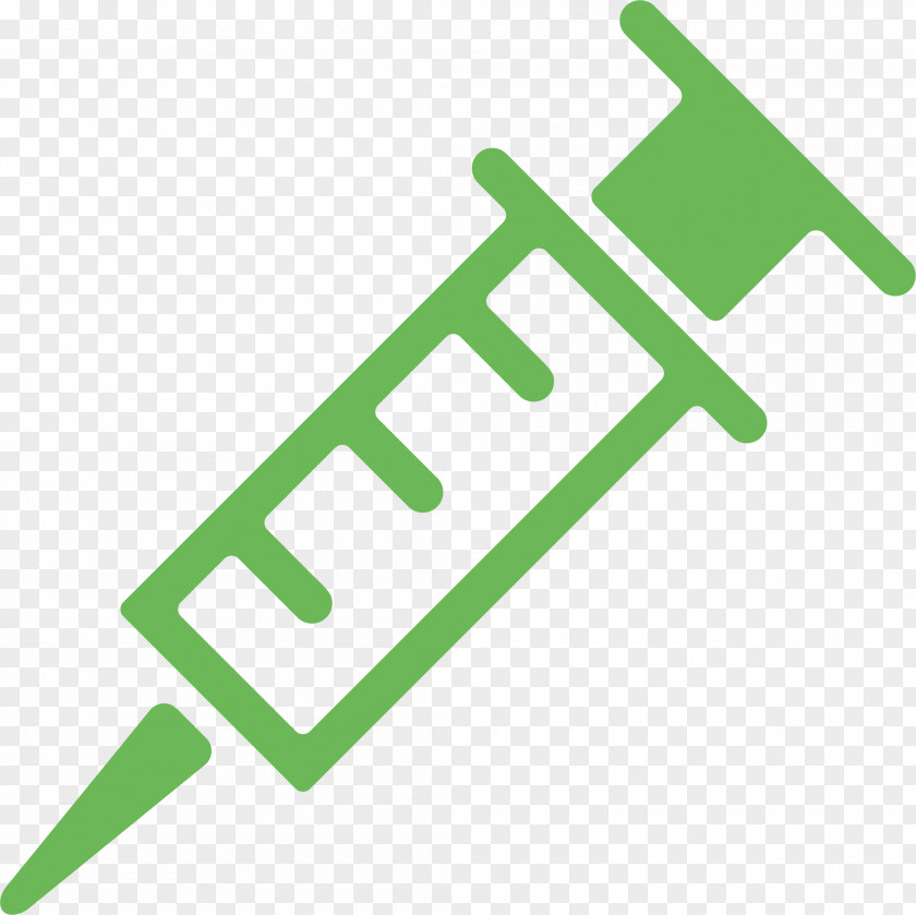 Green Needle Tube Syringe Injection The Noun Project Icon PNG