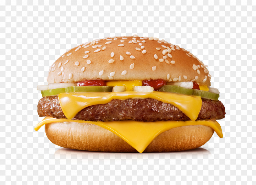 Mcdonalds McDonald's Quarter Pounder Cheeseburger Hamburger Restaurant PNG