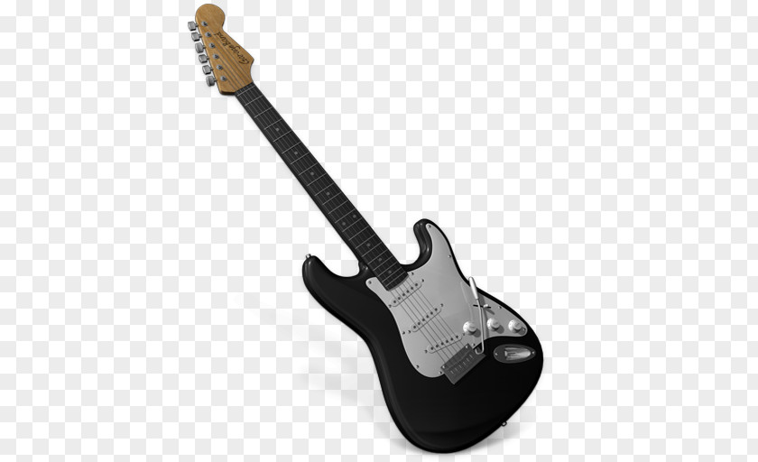 Black Guitar Electric Icon PNG