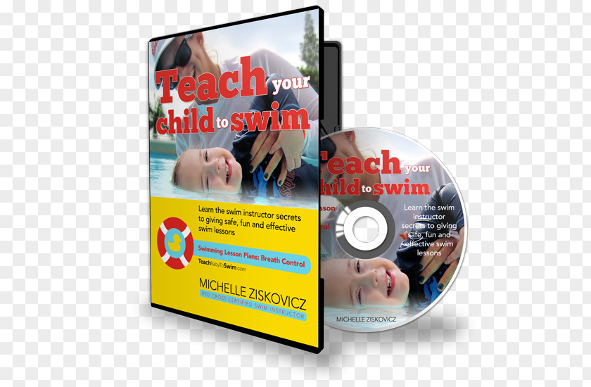 Child Swimming Display Advertising DVD Service PNG