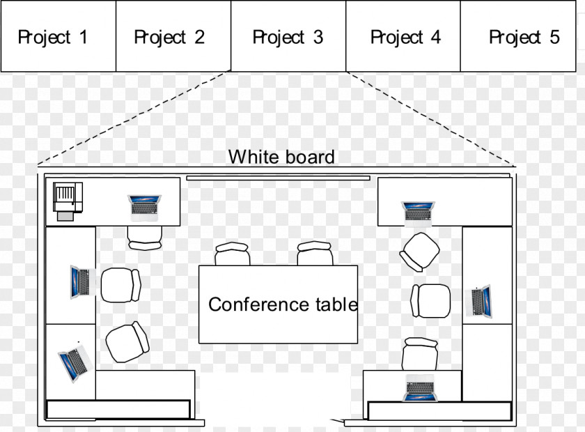 Hand Drawn Single Room Dormitory Document Brand Computer PNG