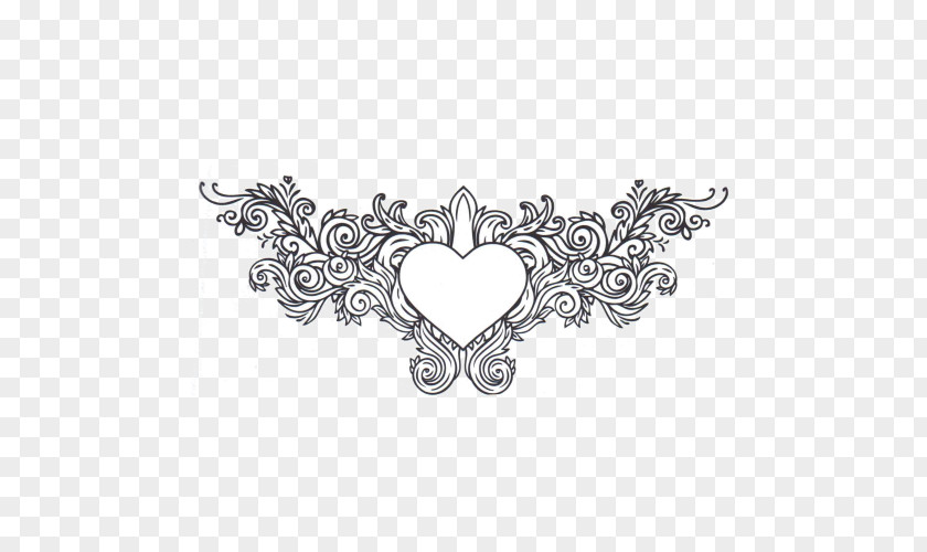 Design Heart Shape Tattoo PNG