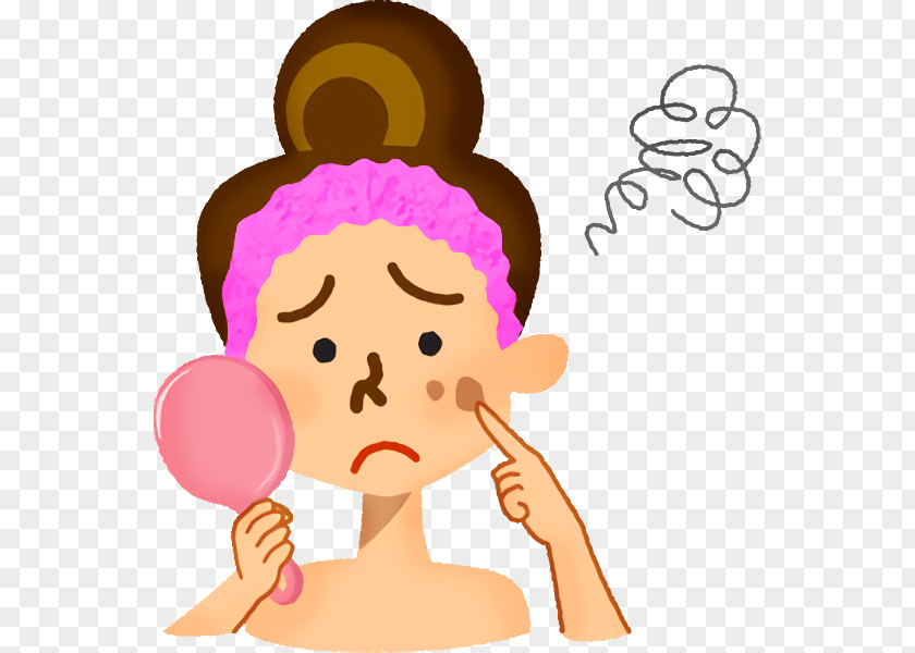 Nose Cheek Cartoon Pink Finger PNG