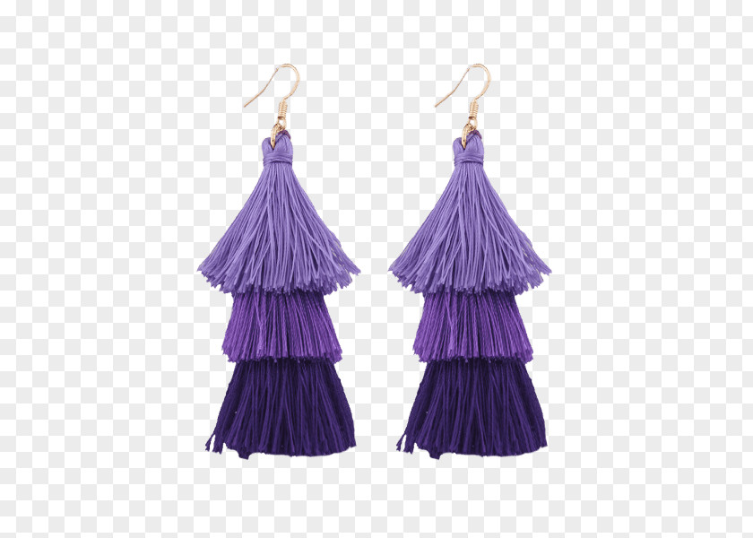 Purple Dress Shoes For Women Cheap Earring Jewellery Tassel Fringe Necklace PNG