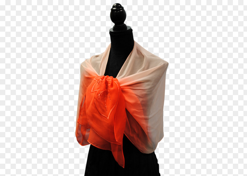 Silk Embroidery Scarf Pashmina Bead PNG