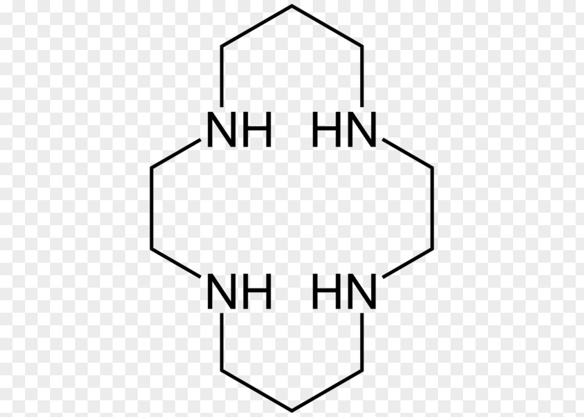 Cyclam Tetradentate Ligand Wikipedia PNG