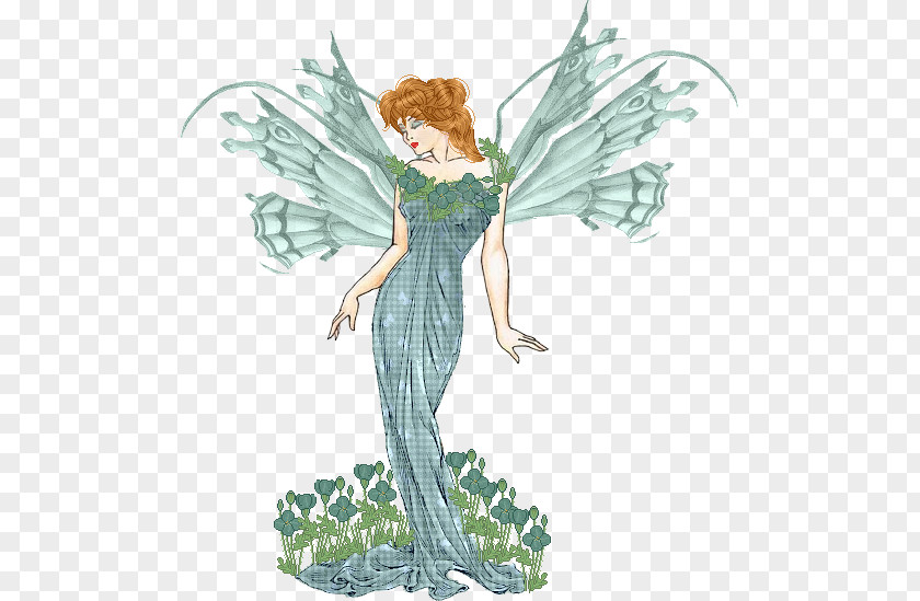 Fairy Flowering Plant Costume Design Figurine PNG