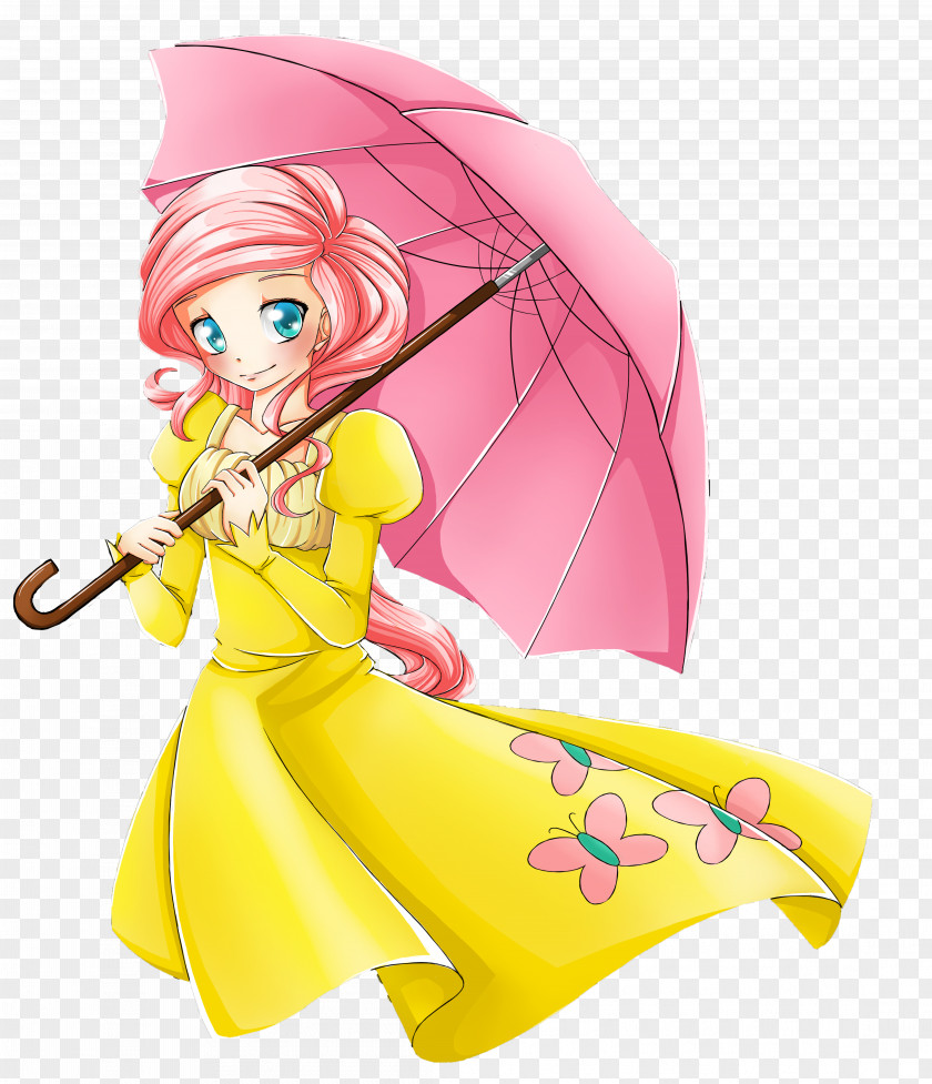 My Little Pony Fluttershy Art Umbrella PNG