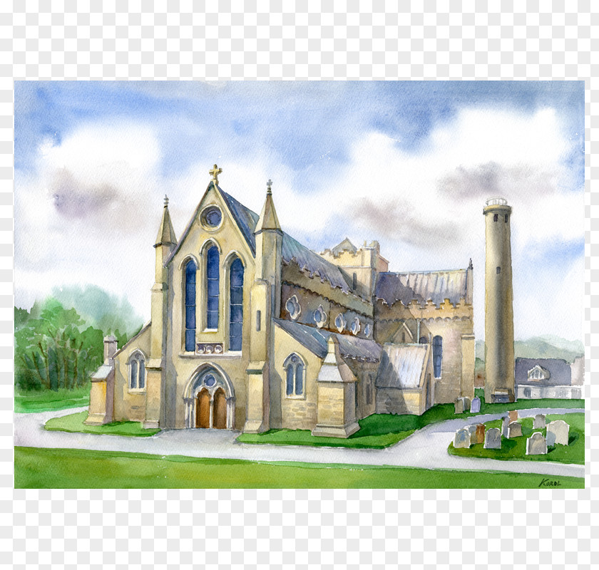 Painting Middle Ages Medieval Architecture Real Estate Facade PNG