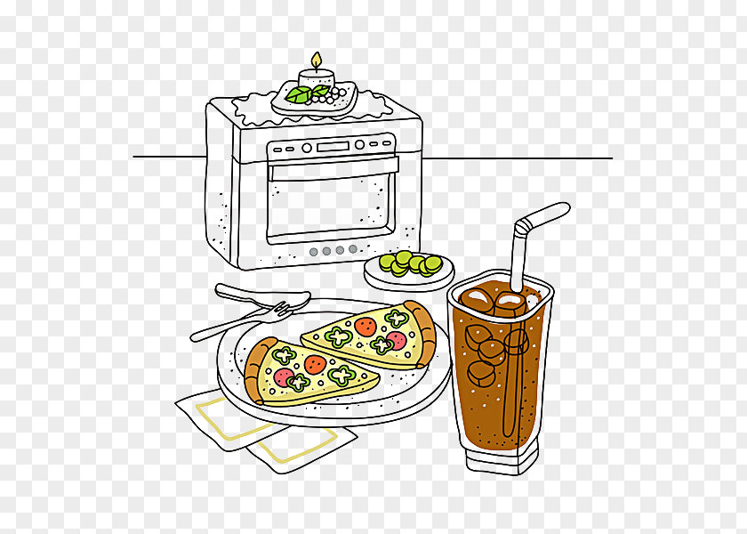 Pizza Illustration Fast Food PNG