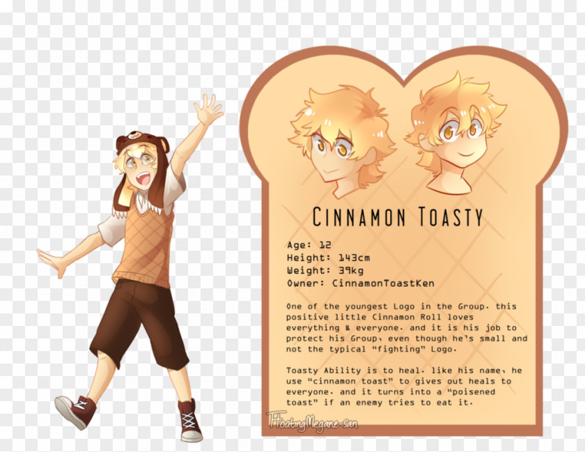 Toastie Character Sheet Drawing Fan Art YouTuber PNG