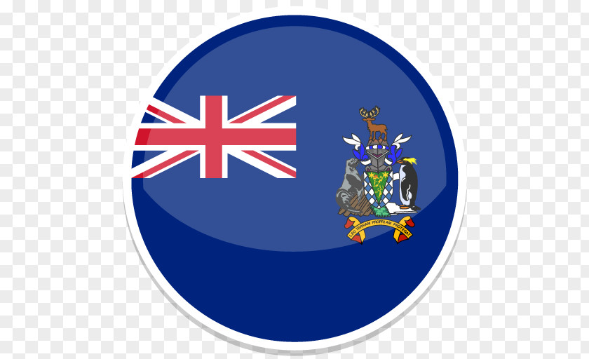 Flag South Georgia Island National Sandwich Islands Image PNG