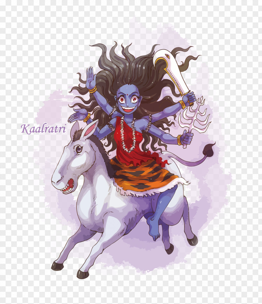 Vector Yan Shiva Kalaratri Navaratri Kali Mahagauri PNG