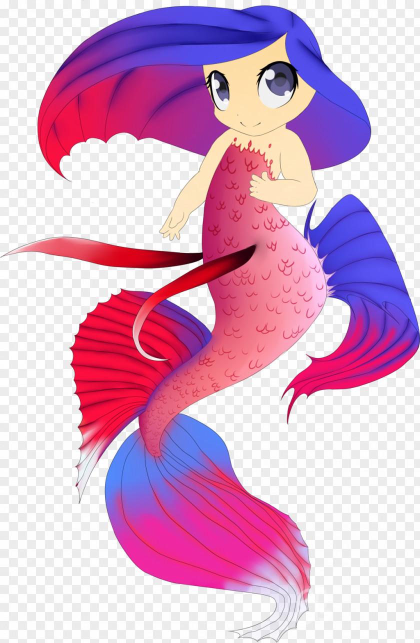 Betta Siamese Fighting Fish Mermaid Drawing DeviantArt PNG