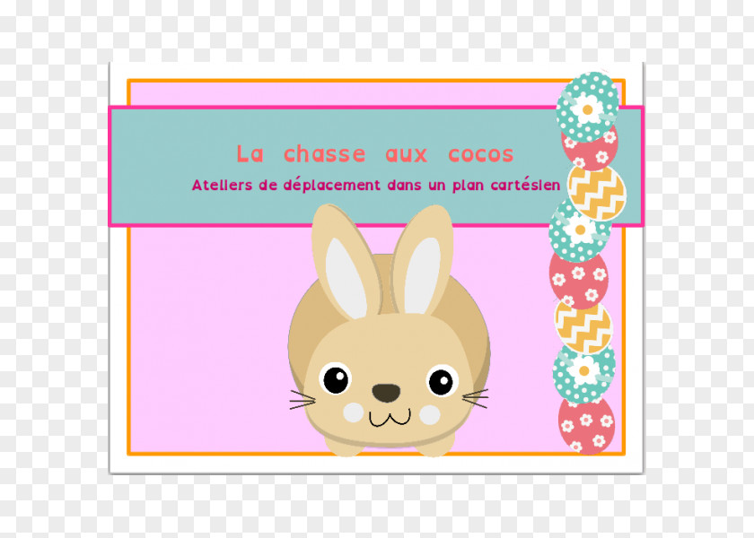 Rabbit Easter Bunny Text Graphic Design Grande Section PNG