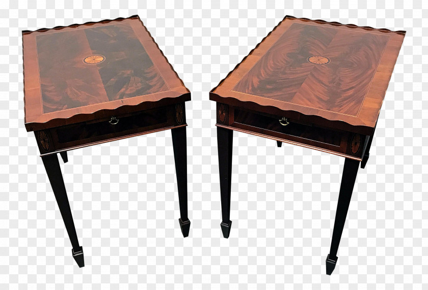 Table Bedside Tables Furniture Mahogany Dining Room PNG