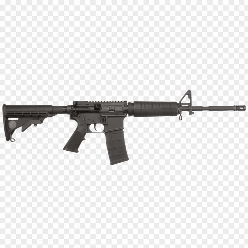 AR-15 Style Rifle 5.56×45mm NATO Semi-automatic Colt PNG style rifle AR-15, assault clipart PNG