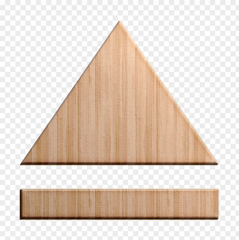 Beige Lumber Essential Icon Eject PNG