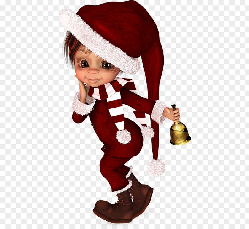 Christmas Elf Doll Clip Art PNG