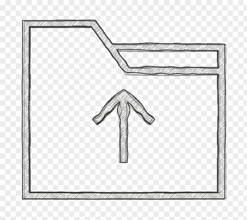 Gesture Drawing Essential Set Icon Folder PNG