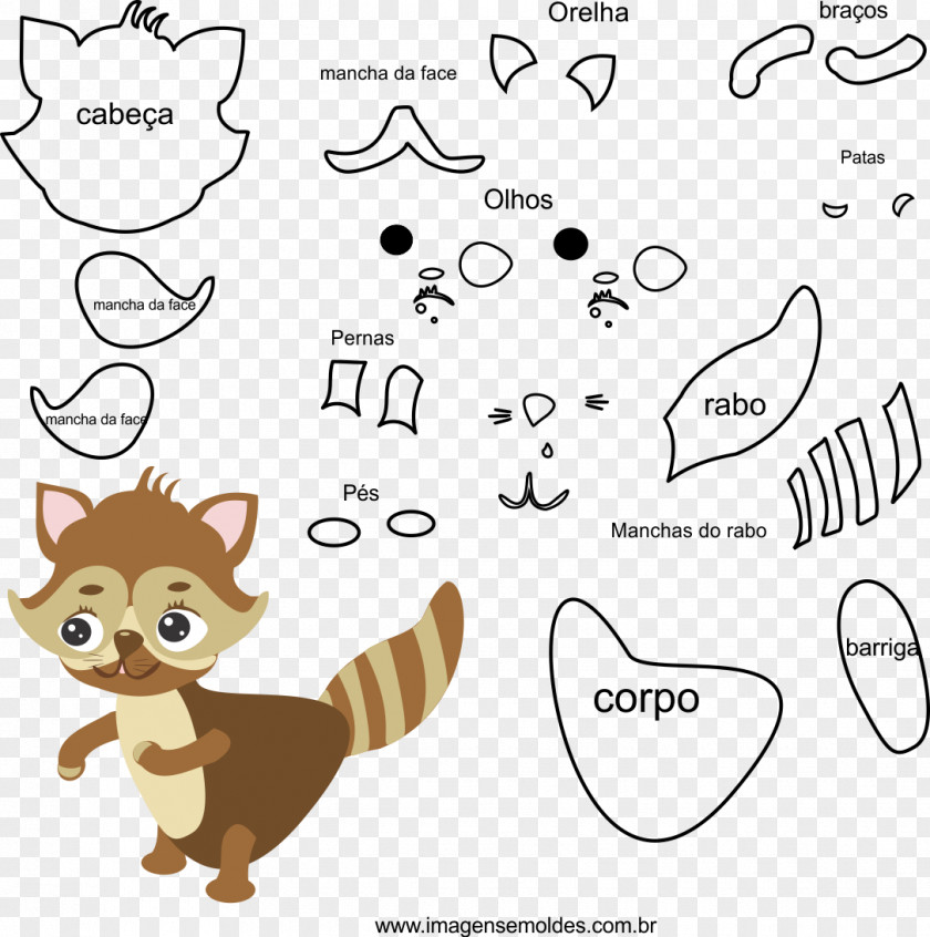 Kitten Whiskers Dog Squirrel Molde PNG