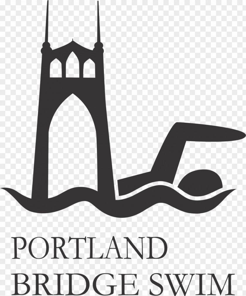 Swimming Logo St. Johns Bridge Clip Art Brand Product Design PNG