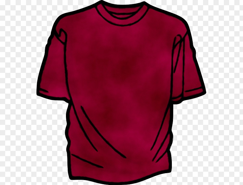 Top Magenta Clothing T-shirt Red Sportswear Active Shirt PNG