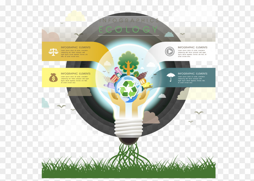 Vector Bulb Environmental Design Protection Natural Environment PNG