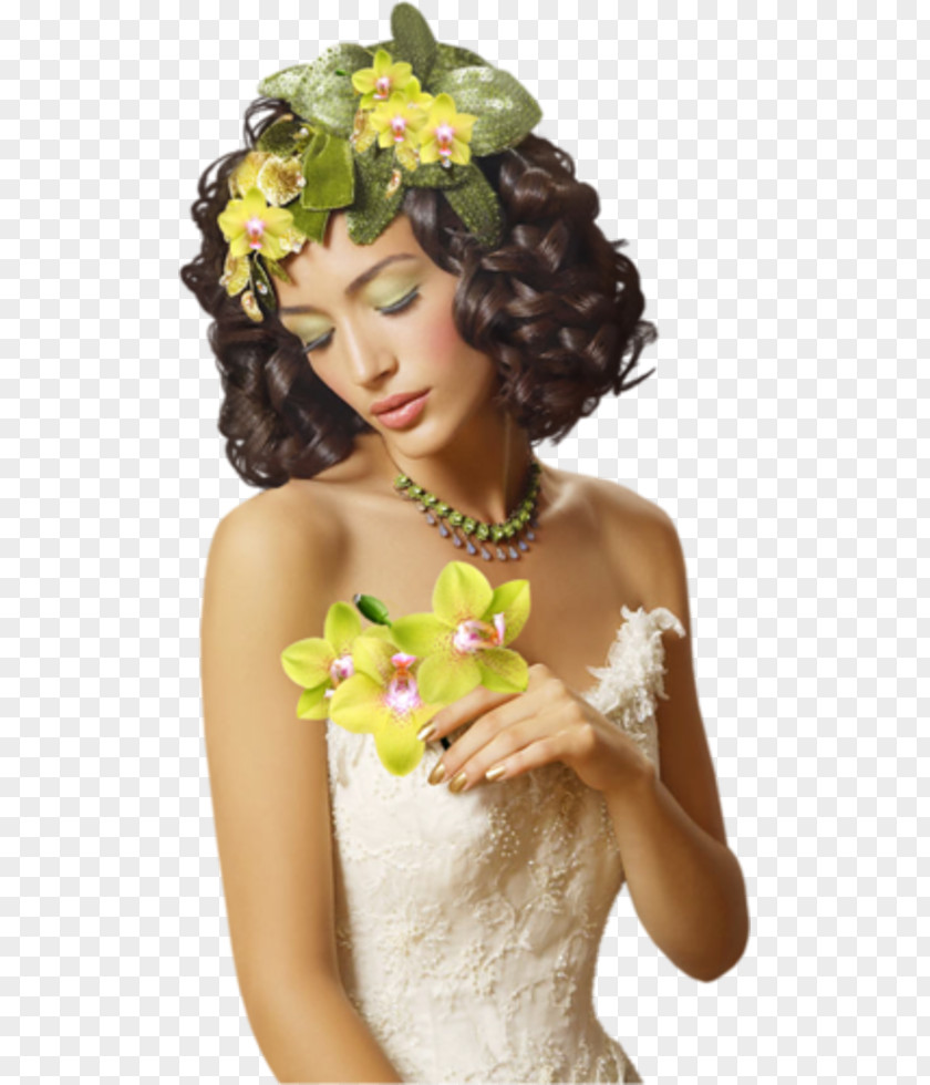 Woman Floral Design Бойжеткен Flower Bride PNG