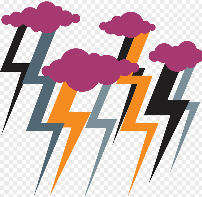 Dangerous Lightning Weather Zeus Thunder Clip Art PNG