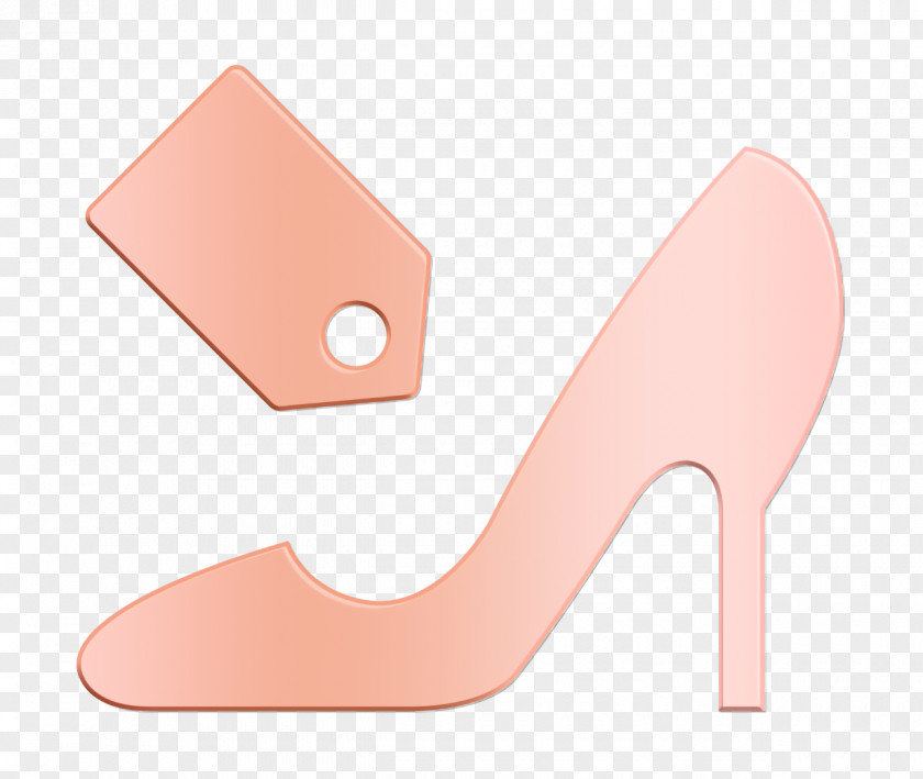 I Love Shopping Icon Sell Shoe Label PNG