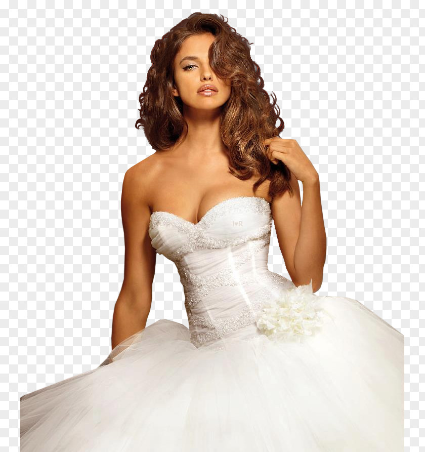 Irina Shayk Wedding Dress Bride Model PNG