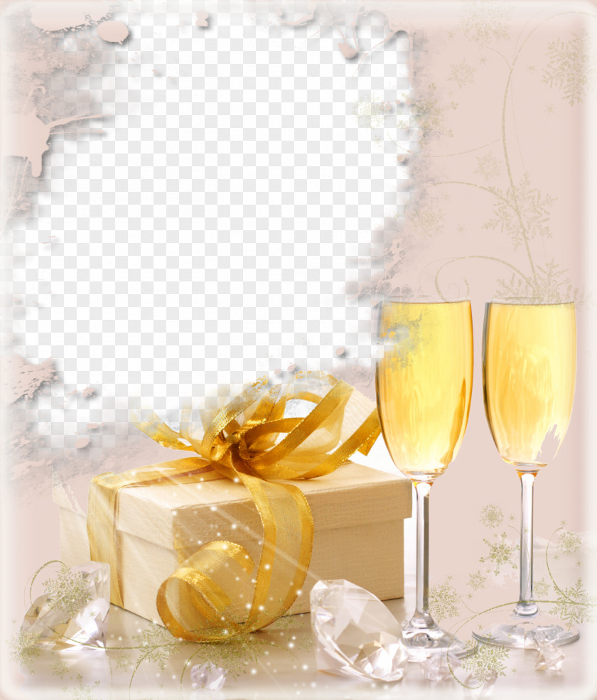 Wedding Champagne Glass New Year Anniversary Party PNG