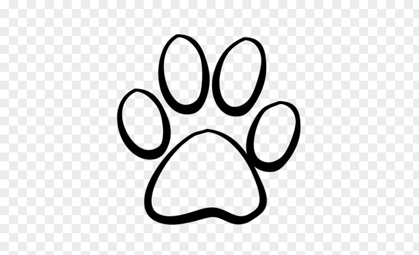 White Paw Print Coloring Book Cougar Lion Tiger PNG