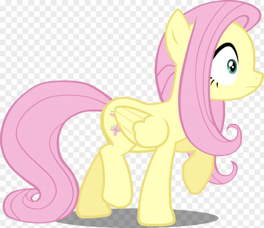 Horse Pony Fluttershy Drawing PNG