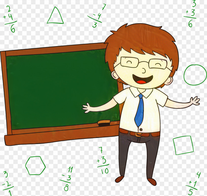 Professor Blackboard Teachers Day Drawing PNG