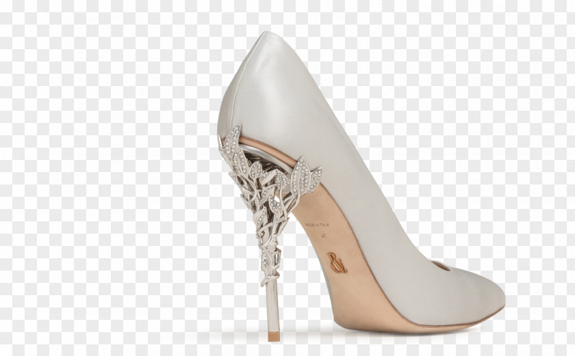 Silver Thick Heel Shoes For Women High-heeled Shoe Court Leaf PNG