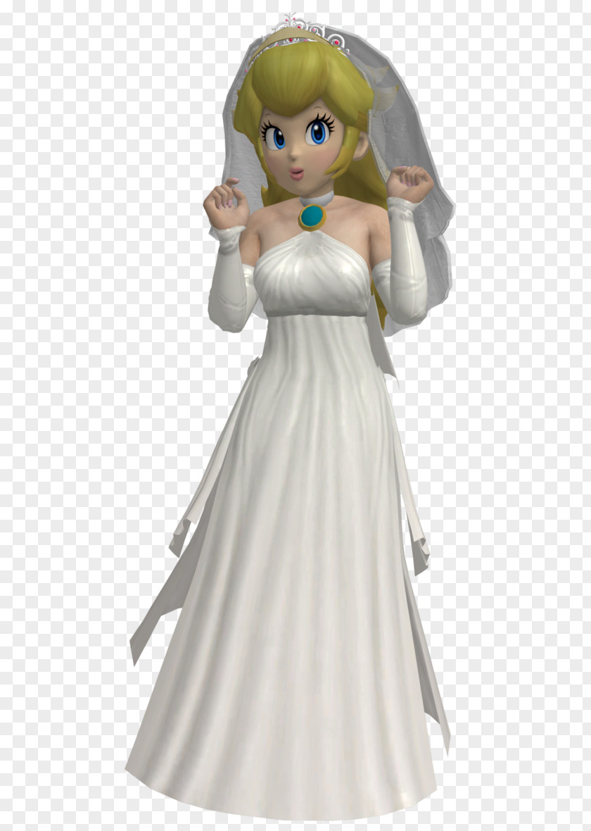 Wedding Dress Super Mario Odyssey Princess Peach PNG