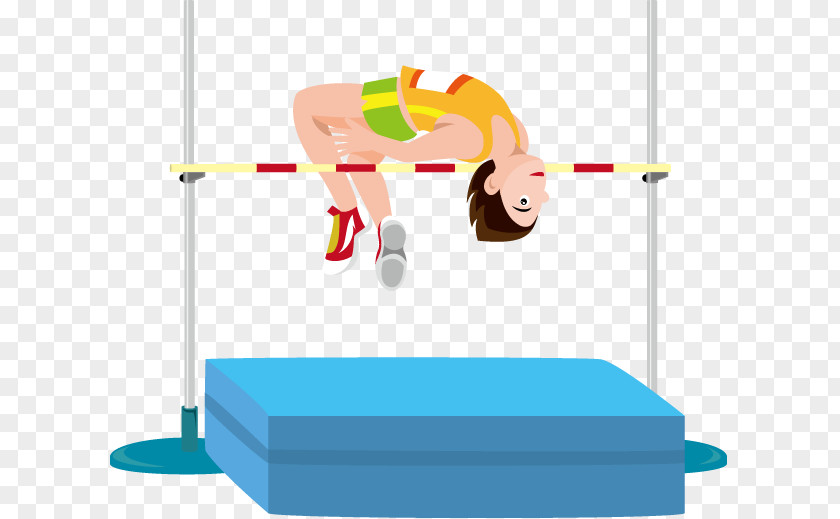 Athletics Track Jumping & Field High Jump Clip Art PNG